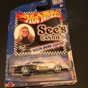 Sees candies, hot wheels